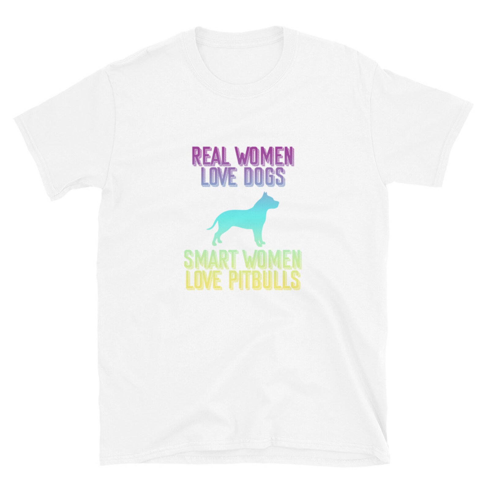 Real Women Love Dogs Smart Women Love Pitbulls My Pitbull Etsy