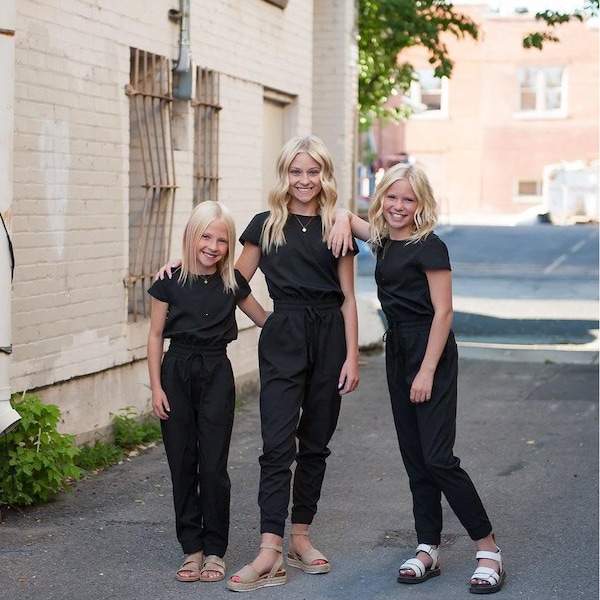 Casual jumpsuit for Girls - 3 sizes and 4 colors available