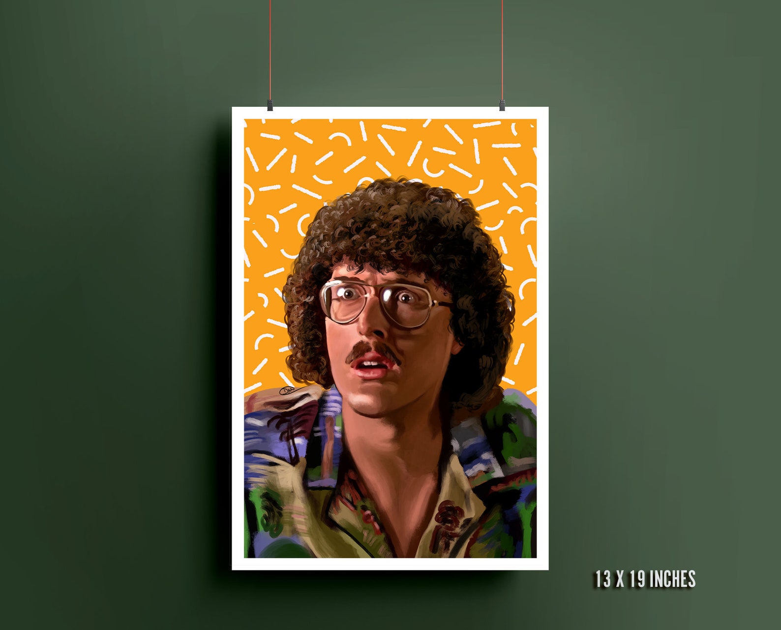 Weird Al Yankovic Art Print UHF | Etsy