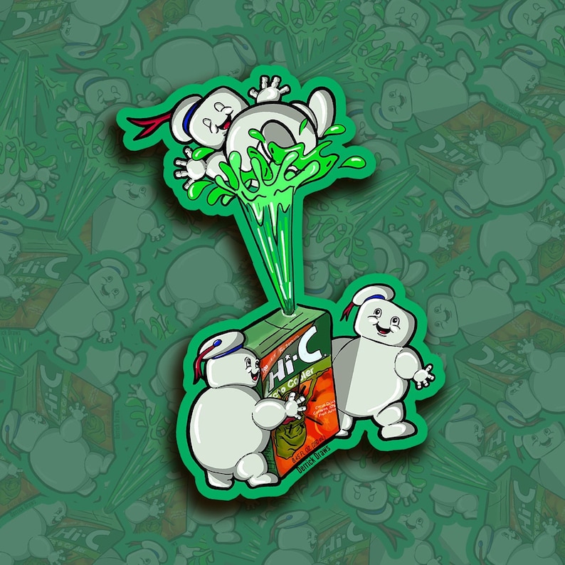 Ghostbusters Mini Stay-Puft Ecto Cooler 5 Sticker Bild 1