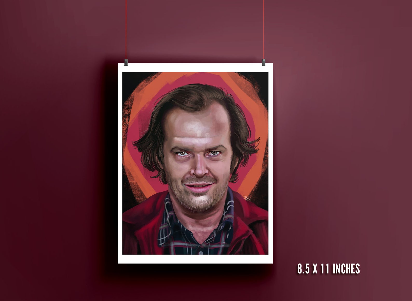 Jack Torrance Art Print the Shining Jack Nicholson Etsy
