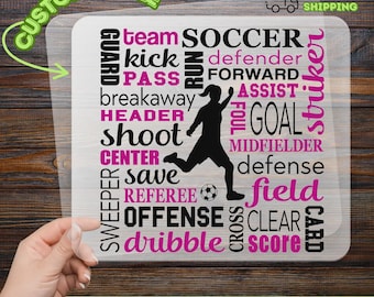 Soccer DTF Transfer, Ready To Press, Soccer Player Heat Transfer, Sports Football Design, Youth Adult Soccer Game Iron On Decal