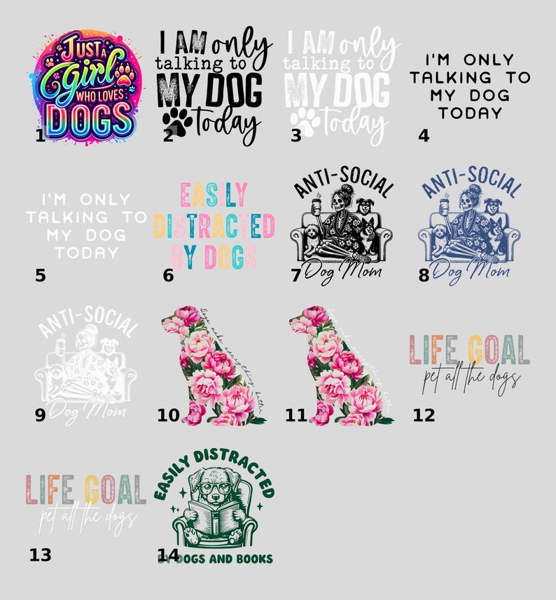 Cute Floral Paw Print DTF Transfer, Life is Better With Dog Ready to ...