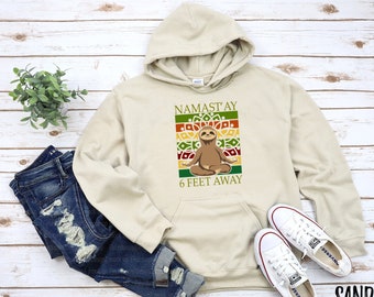 SASHAY AWAY SLOGAN HOODED CROP HOODIE FASHION TOP PULLOVER CHRISTMAS GIFT