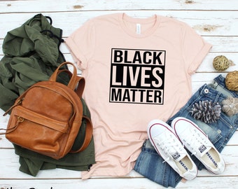 Statement Black Lives Matter Unisex Shirt | Black Lives Matter | Black Lives Matter | Social Justice BLM
