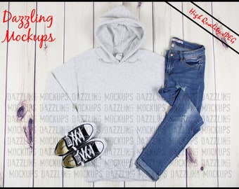 Hoodie Mockup Gildan Mockup 18500 Mockup Ash Hoodie Etsy