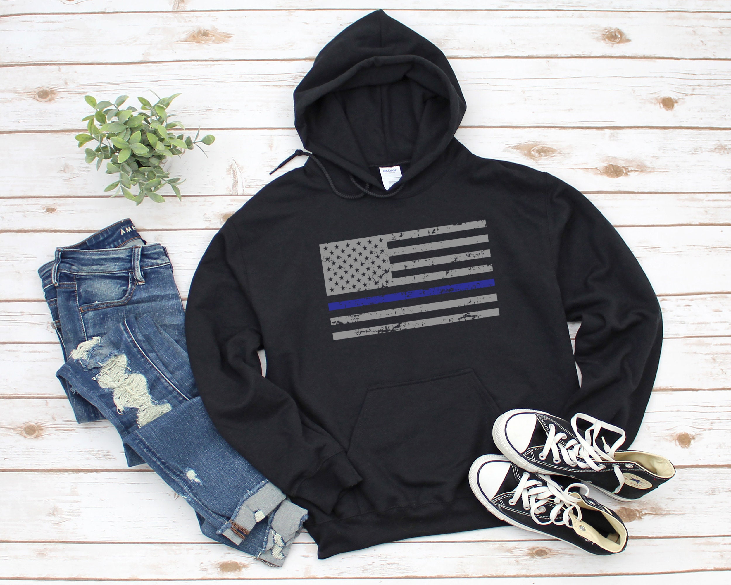 Blue lives matter hoodie online