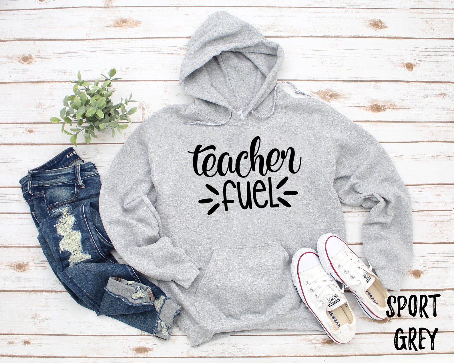 Teacher Fuel Unisex Hoodie Sweatshirt Teacher Life You Etsy UK