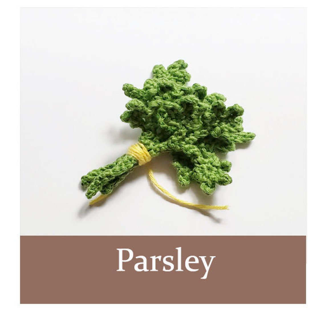 PARSLEY Crochet Pattern PDF Play Food Realistic Vegetables Etsy