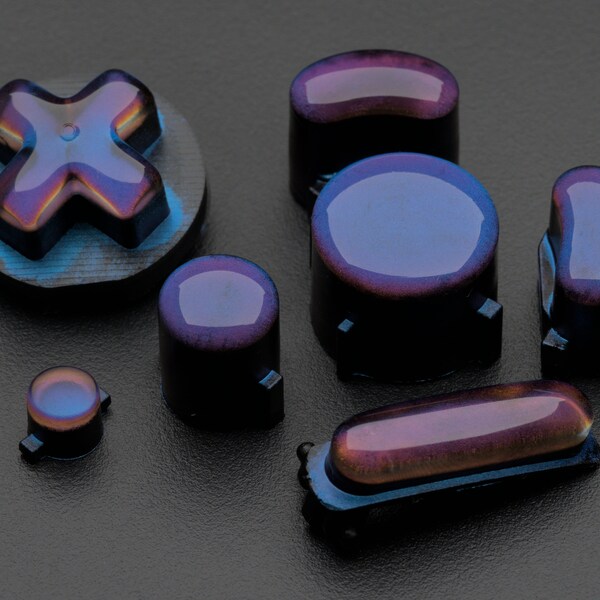 Nebula Hypershift Bald GameCube Button Set