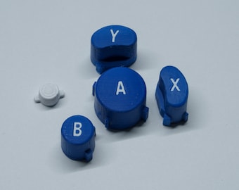 Blue/White Accented GameCube Buttons