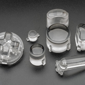 Clear Bald GameCube Button Set