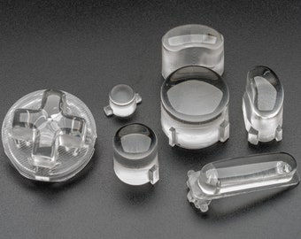 Clear Bald GameCube Button Set