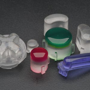 Clear OEM Bald GameCube Button Set