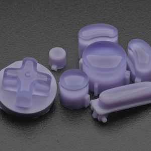 Purple Foam Bald GameCube Button Set