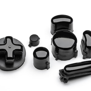 Black Bald GameCube Button Set