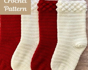 Häkelanleitung: Weihnachtsstrumpf (PDF Download)