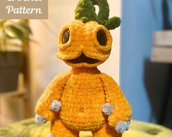 Crochet Pattern: Pumpkin Plushie (PDF Download)