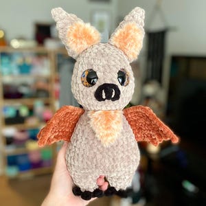Bat Plush/ Halloween/ Crochet