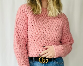 dusty rose cardigan