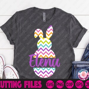 Easter Bunny Monogram Svg, Easter Monogram Svg, Easter Svg, Bunny Svg, Easter Clipart, Svg Files for Cricut, Silhouette Files