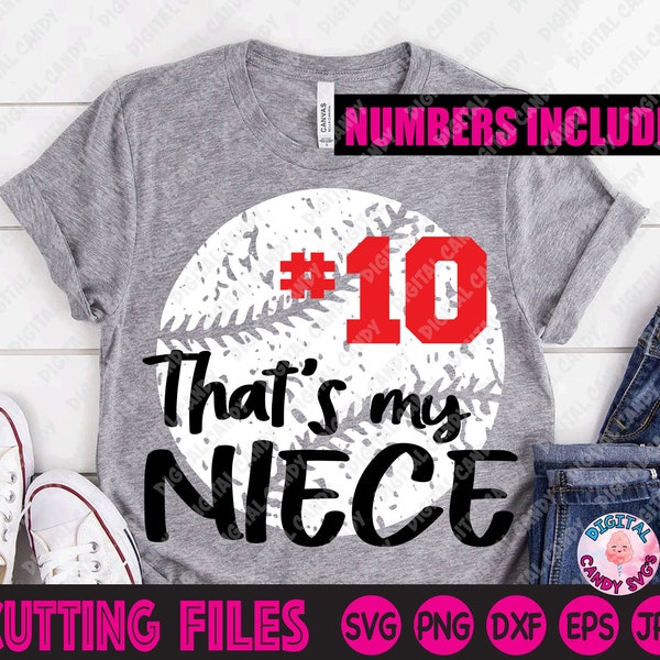 Baseball Svg, Baseball Aunt Svg, Proud Baseball Aunt Svg, That's My Niece Svg, Baseball Monogram Svg, Svg Files for Cricut, Silhouette File