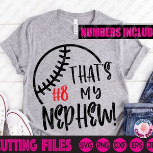 Baseball Svg, Baseball Tante Svg, Stolze Baseball Tante Svg, That es My Nephew Svg, Baseball Monogramm Svg, Svg Dateien für Cricut, Silhouette Datei