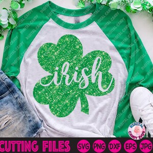 Shamrock Svg, St Patricks Day SVG, Irish Svg, St Patricks Svg, Clover Svg, Svg Files for Cricut, Silhouette Files, St Patricks Day Clipart