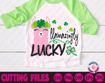 Kids St Patricks Day Svg, Llama Svg, St Patricks Day SVG, St Patricks Svg, Svg Files for Cricut, Silhouette Files, St Patricks Day Clipart