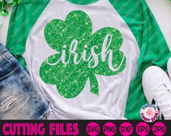 Shamrock Svg, St Patricks Day SVG, Irish Svg, St Patricks Svg, Clover Svg, Svg Files for Cricut, Silhouette Files, St Patricks Day Clipart