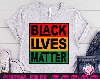 Black Lives Matter Svg, Black Lives Svg, Equality Svg, African American Svg, BLM Svg, Svg Files for Cricut, Silhouette Files, Human Kind Svg