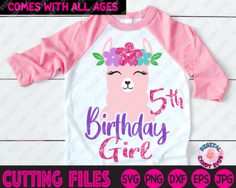 Download Llama Birthday Svg Etsy