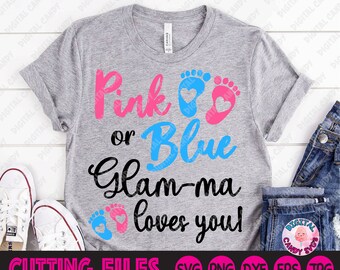 Pink Or Blue Grandma Etsy