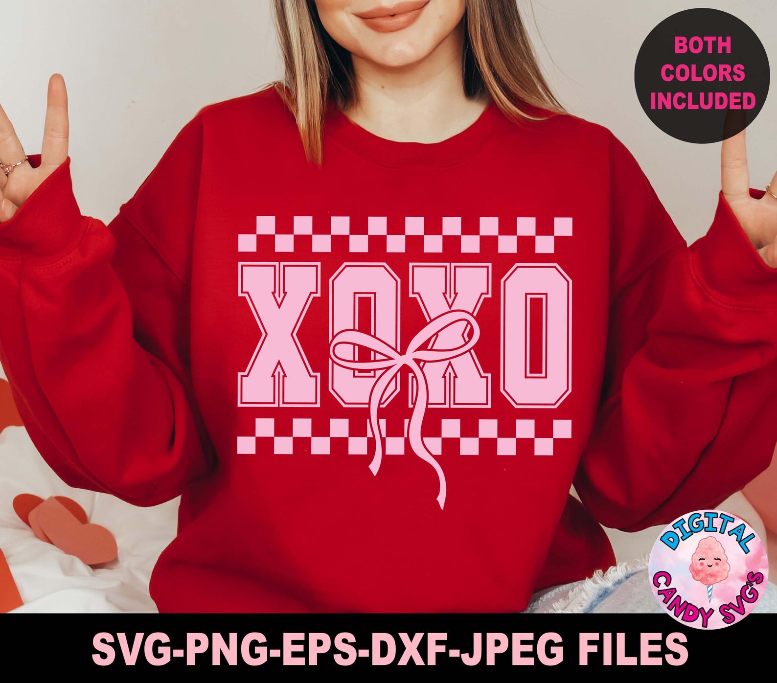 XOXO Svg Png, Valentine's Day Svg Png, Valentine's Varsity Svg Png ...