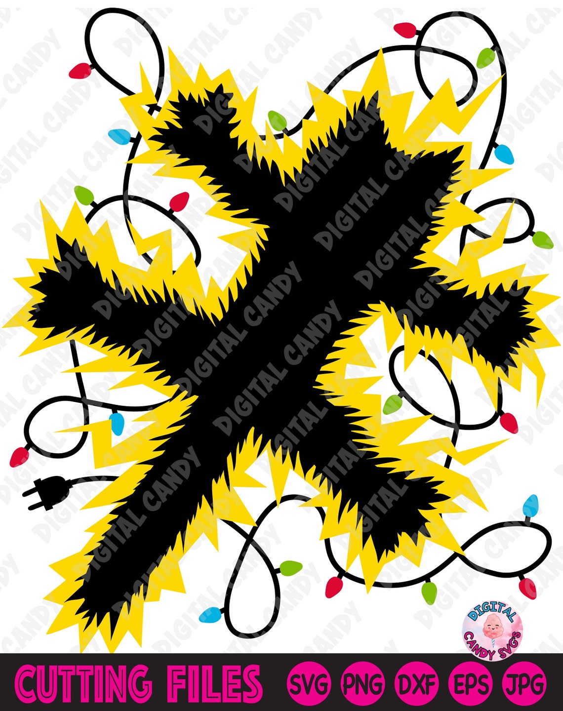 Family Vacation Svg Electrocuted Griswold Cat Svg Christmas Etsy