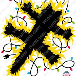 Family Vacation Svg, Electrocuted Griswold Cat Svg, Christmas Cat Svg, Christmas Svg, Svg Files for Cricut, Silhouette Files, image 2