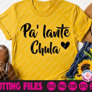 Latina Svg, Pa' lante Chula Svg, Starke Frauen Svg, Latina Power Svg, Inspirational Sprüche Svg, Plotterdatei für Cricut, Silhouette Svg, Chula