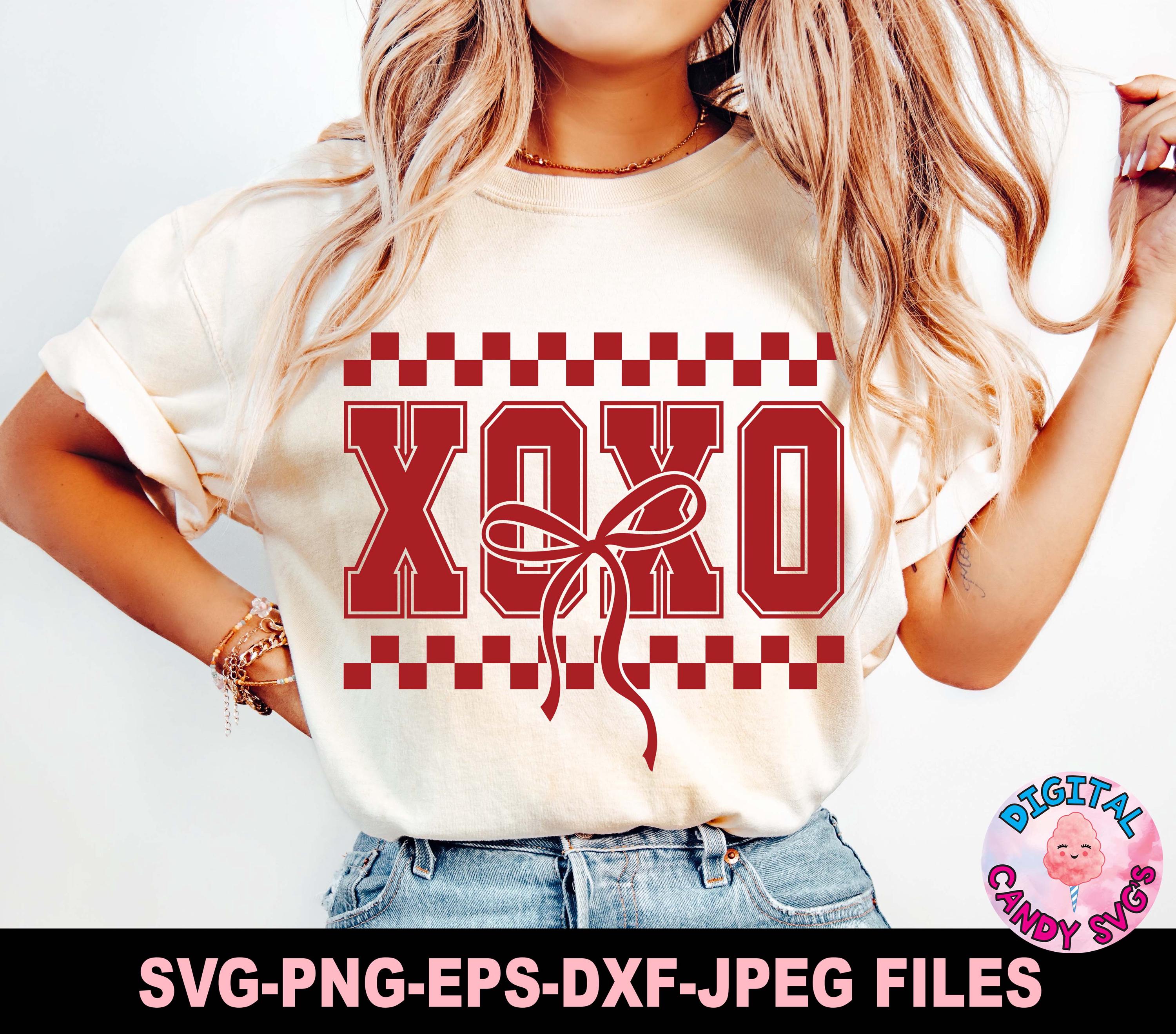 XOXO Svg Png, Valentine's Day Svg Png, Valentine's Varsity Svg Png ...