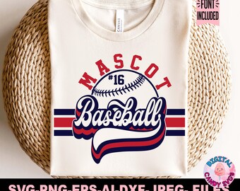 Baseball Svg Png, Baseball Team Template Svg Png, Baseball Mom Svg, Svg Files for Cricut, Baseball Team Shirts Svg Png, Baseball Logo Svg