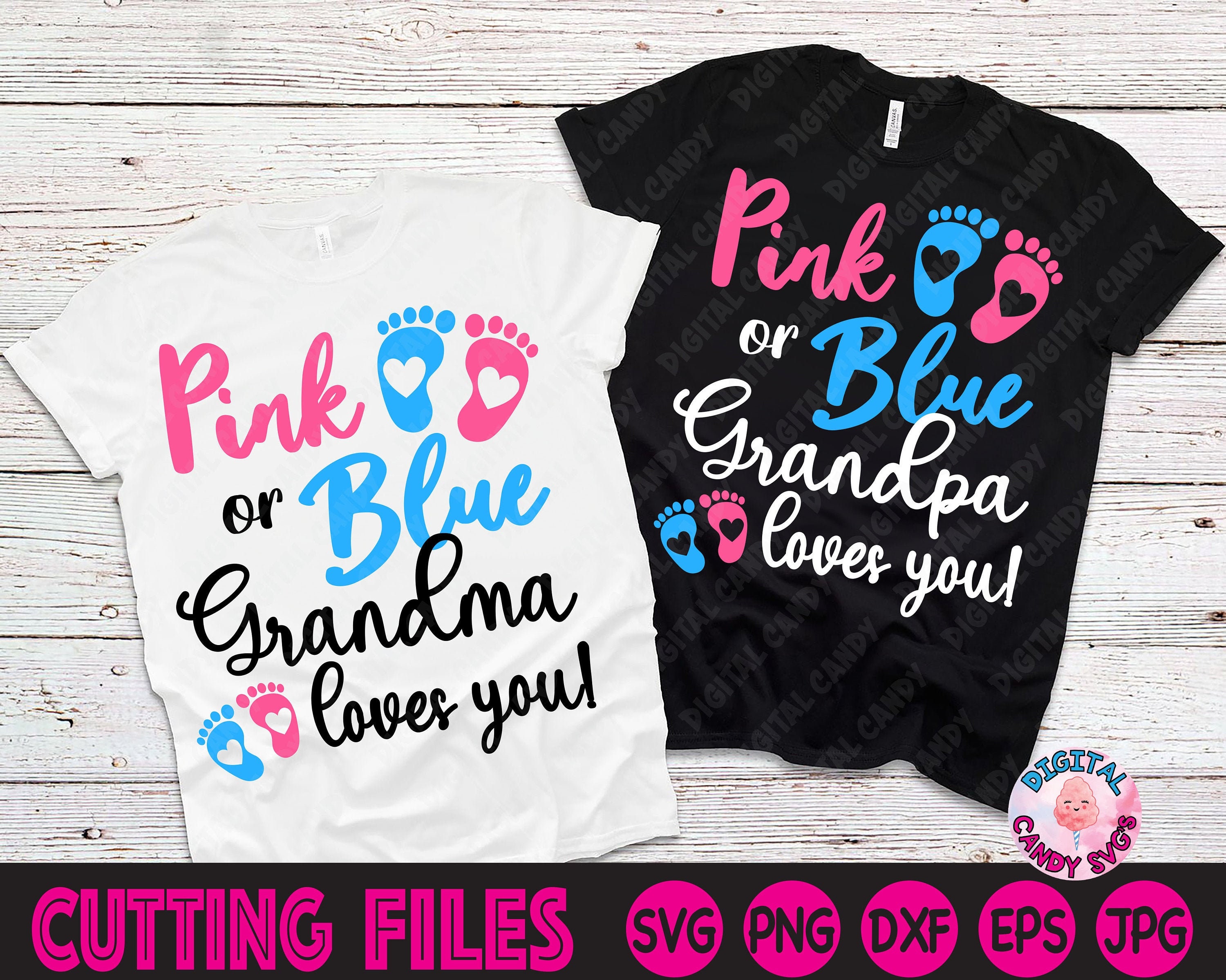 Download Pink Or Blue Svg Grandma Loves You