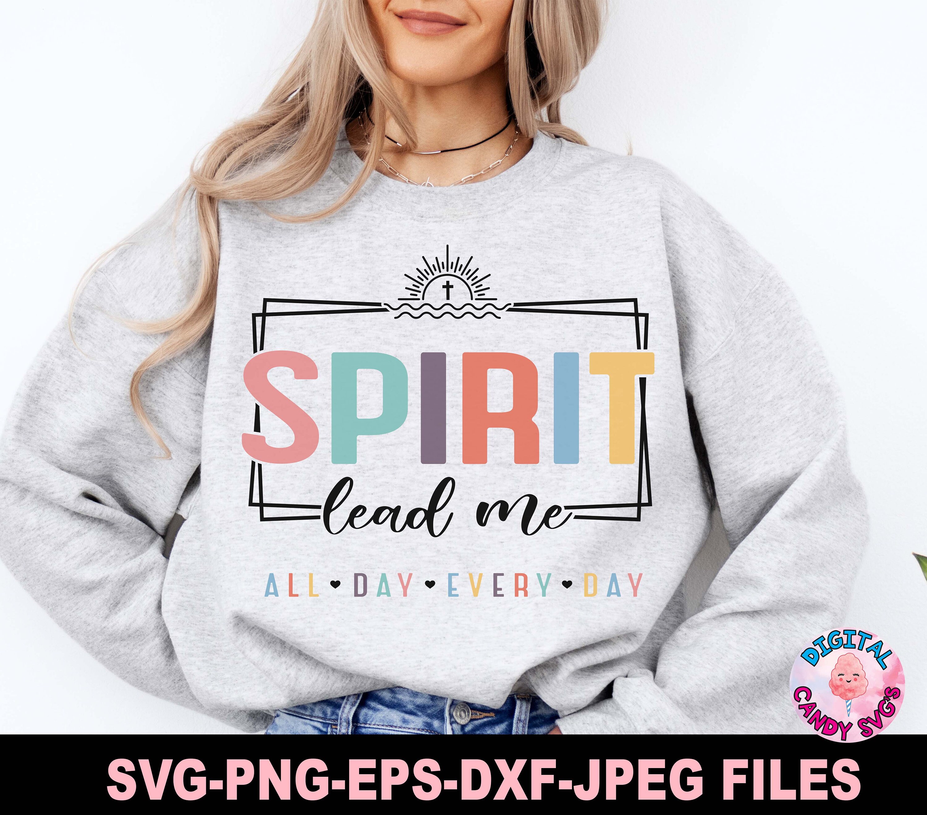 Spirit Lead Me Svg Png, Faith Svg, Christian Svg Png, Religious Svg ...