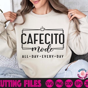 Latina Svg Png, Cafecito Mode Svg, Cafecito Svg Png, Cafecito y Chisme Svg Png, Pan Dulce Svg Png, Mexicaanse Svg Png, Svg-bestanden voor Cricut