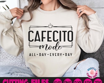 Latina Svg Png, Cafecito Mode Svg, Cafecito Svg Png, Cafecito y Chisme Svg Png, Pan Dulce Svg Png, Mexicano Svg Png, Archivos Svg para Cricut