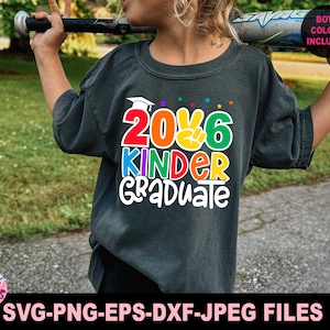 Kindergarten Grad Svg Png, Kindergarten Graduate Svg, Svg Files for Cricut, 2026 Kinder Grad Svg, Graduate Svg, Mom of Kinder Grad Svg Png image 4