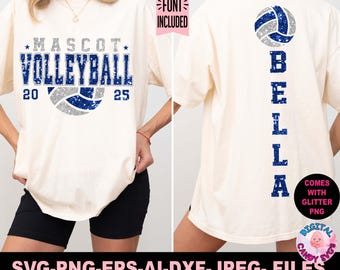 Volleyball Svg Png, Volleyball Team Template Svg, Volleyball Mom Svg, Volleyball Team Shirts Svg Png, Svg Files for Cricut