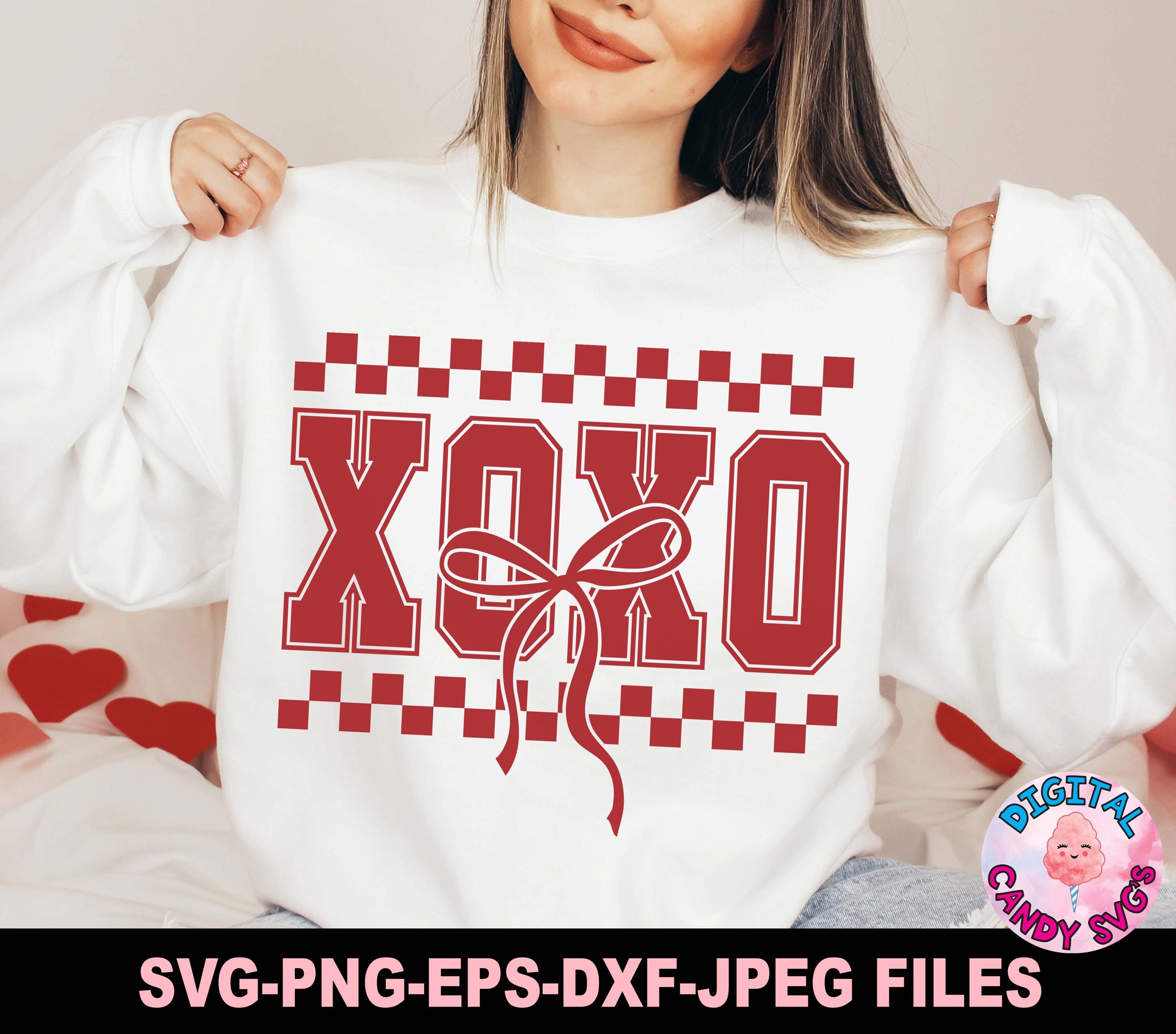 XOXO Svg Png, Valentine's Day Svg Png, Valentine's Varsity Svg Png ...
