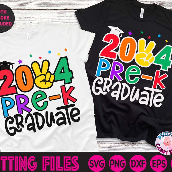 Pre-K 2024 svg Png, Vorschulabschluss 2024 svg Png, Png-Dateien, Png-Dateien für Cricut, So Long, Pre-K, Graduierung, Graduierung, Graduierung, 2024