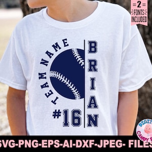 Baseball Svg Png, Baseball Player Template Svg,  Baseball Team Template Svg Png, Baseball Mom Svg, Svg Files for Cricut, Baseball Team Shirt