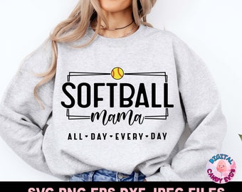 Softball maman Svg png, softball Svg png, softball maman Svg png, c'est mon frère Svg png, c'est ma soeur Svg, fichiers Svg pour Cricut, jour du match