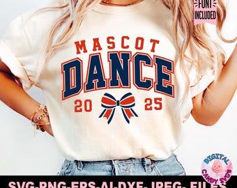Dance Svg Png, Pom Pom Dance Svg, Dance Coach Svg Png, Dance Mom Svg, Bow Svg, Megaphone Svg, Svg Files for Cricut, Dance Team Template Svg